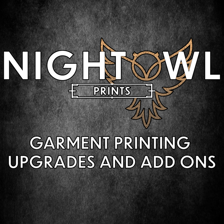 Garment Printing Upgrades and Add Ons