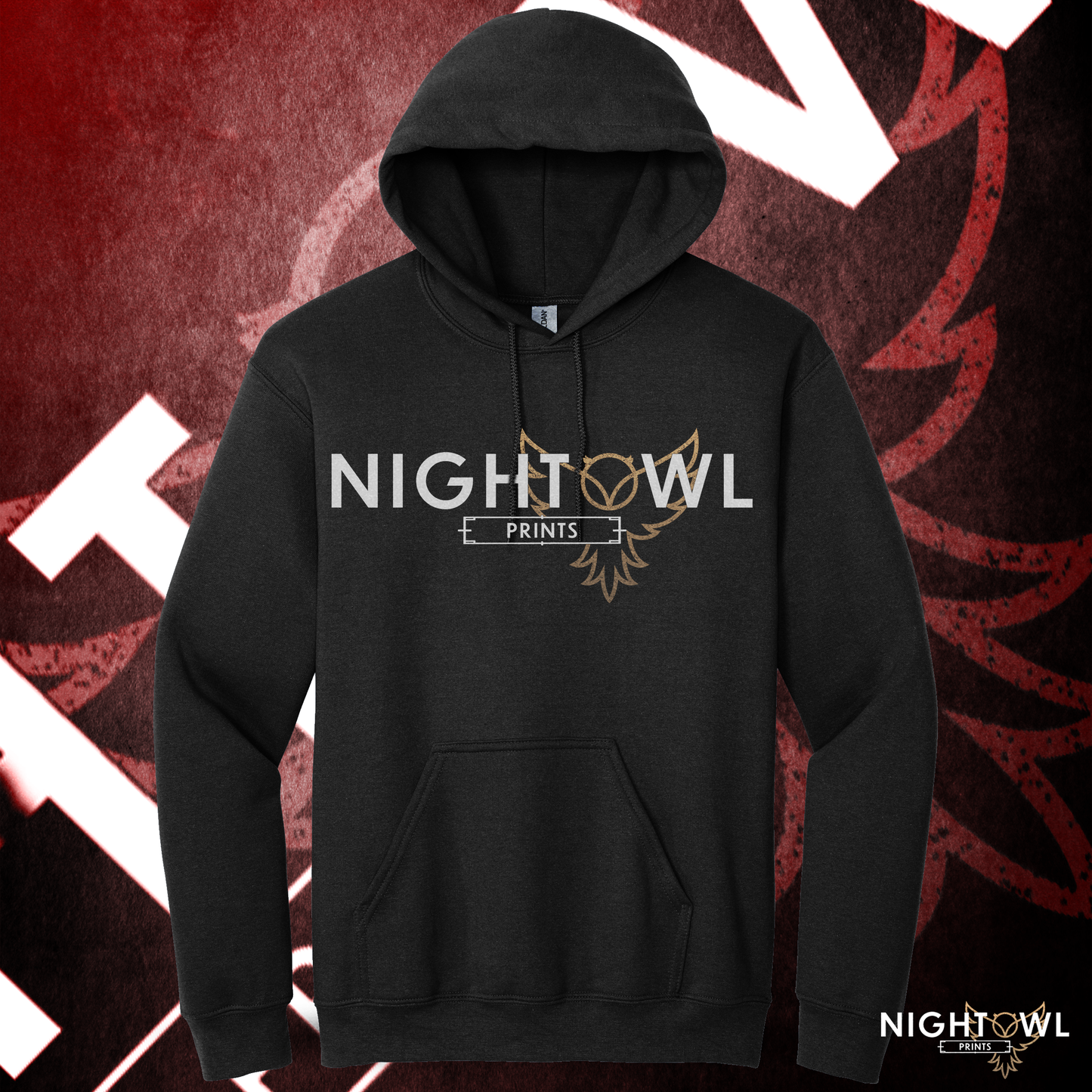 Custom pull over hoodie printing S-5XL over 6 quantity