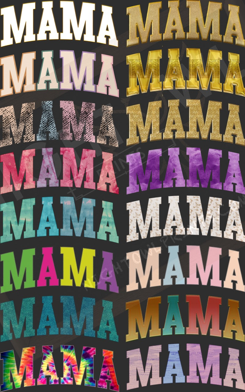 Mama Gang sheet DTF Transfer 22.5x36 in.