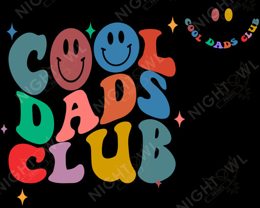 Cool Dads Club and Pocket DTF Transfer.