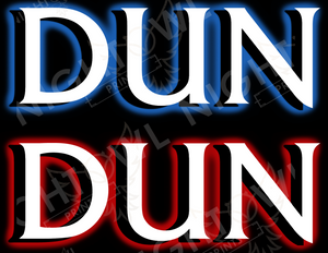 Digital Download file PNG. Dun Dun. Law and Order 300 DPI.  Print ready file.