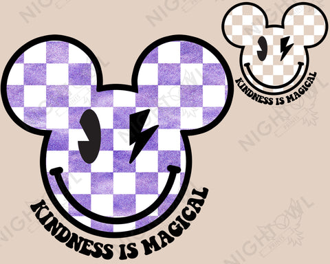Digital Download file PNG. Kindness is Magical. 300 DPI.  Print ready file.