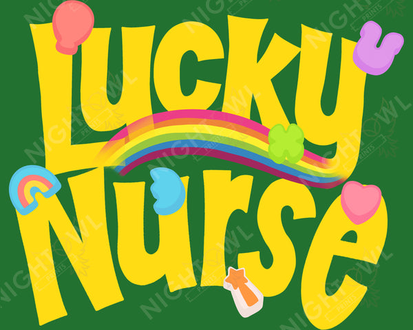 Lucky Nurse DTF Transfer.
