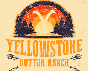 Yellowstone print 2 DTF Transfer.
