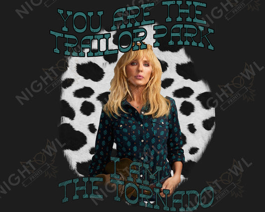 Digital Download file PNG. Beth Dutton I am the tornado . 300 DPI.  Print ready file.