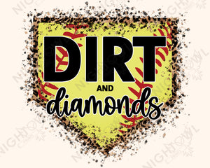 Dirt and Diamonds DTF Transfer.