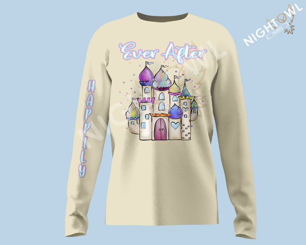 Digital Download file PNG. Happily Ever After 300 DPI.  Print ready file.