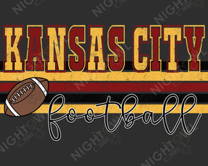 Kansas City Chiefs Football DTF Transfer.