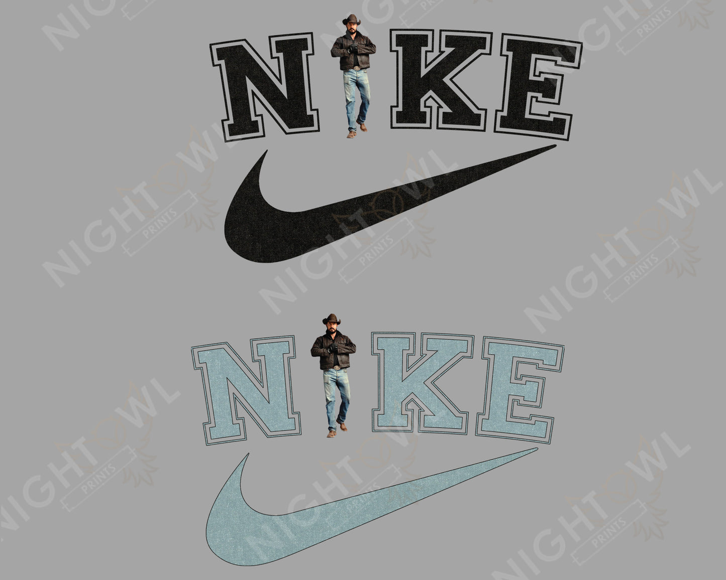 Digital Download file PNG. Nike Rip Yellowstone Jeans. 300 DPI.  Print ready file.