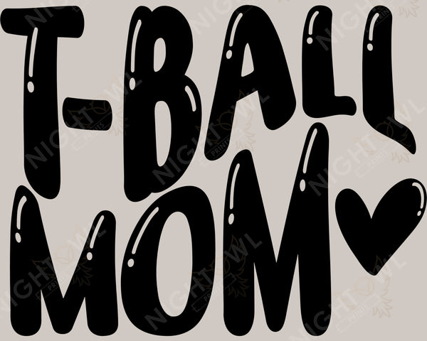T-ball Mom DTF Transfer.